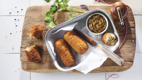 De heerlijke Rundvlees croquetten van Van Dobben